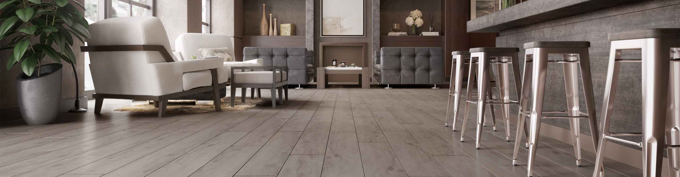 commercial flooring in Covina hotel lobby